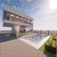 Modern House 1 (Dice Styled House) logo