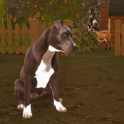 Decorative Staffie logo