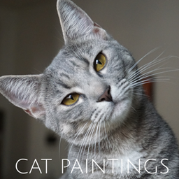 Cat paintings project image