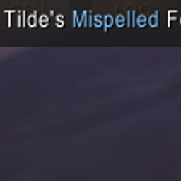 Tilde's Misspelled Fork project image