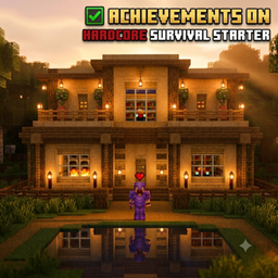 Ultimate Hardcore Survival House | Starter Mansion (Achievements ON) logo