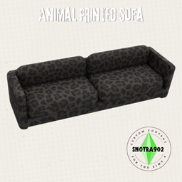 Animal Printed Sofa