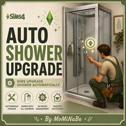 Auto Shower Upgrade - Sims Upgrade Shower Automatically project image