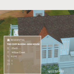 The Cozy Bloom - MINI HOUSE logo