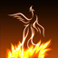 Phoenix orange Flame logo