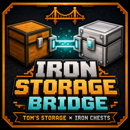 Iron Storage X Tom's Storage Bridge logo