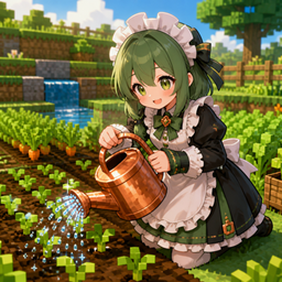 Maid Watering Compat logo