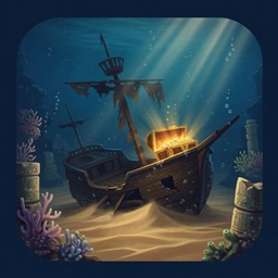 Sunken Treasures — Underwater Shipwrecks, Ruins & Pirate Ships logo