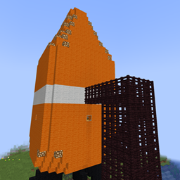Stampy's Rocket from Stampy's Lovely World. logo