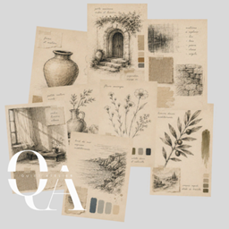 Quiet Atelier - Mediterranean Sketchbook project image