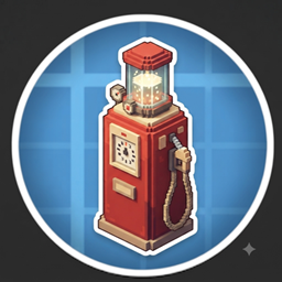 Create fuel pump logo