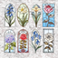 Stained Glass Window Sticker 8 Pack No.2 logo