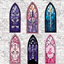 Stained Glass Window Sticker 6 Pack No.3.package logo