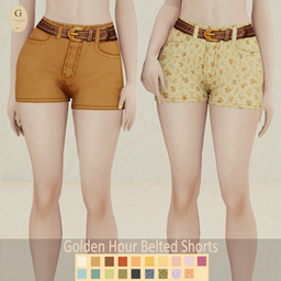 Golden Hour Belted Shorts project image