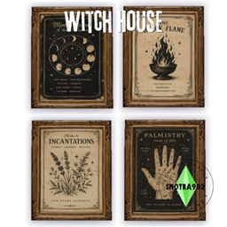 Witch House paintings project image