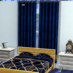 Royal Sapphire Velvet Curtain Base Game Long project image