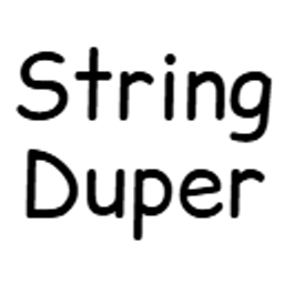 Re-enable String Duper project image