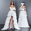 Strapless Tiered Ruffle Wedding Gown logo