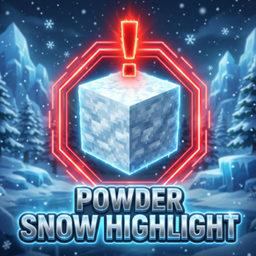 DHAKIDA'S  "Highlighted Powdered Snow" for Minecraft 1.21 — Textures screenshot