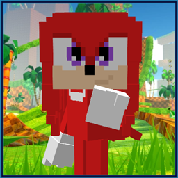 Knuckles the Echidna 4d skin for Minecraft 1.21 — Textures screenshot
