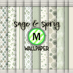 Merleaux - Sage & Sprig - Wallpaper logo