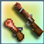 Good-Looking 3D + 2D Muskets logo