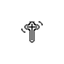 Crucifix of undying logo