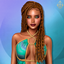 Aurum - Kehlani long locs style 3 logo