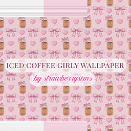 iced coffee girly wallpaper & floor set project image