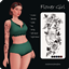 FIower Girl tattoo logo