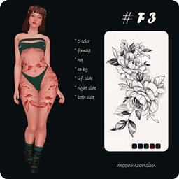 Hip Flower Tattoo project image