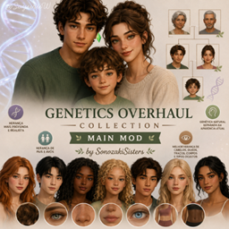 Genetics Overhaul Collection: Main Mod by SonozakiSisters - Tradução PTBR logo