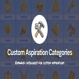 Custom Aspiration Categories utility mod by Simsefin | Chinese Translation project image