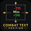 Combat Text Position logo