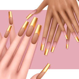 Golden French Nails logo
