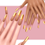 Golden French Nails logo