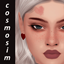 cosmosim lipstick N142 logo