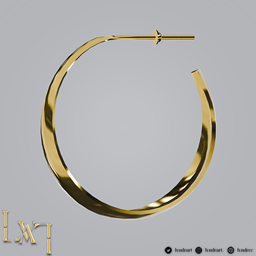 Wide Hoop Earrings logo