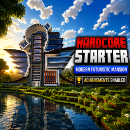 Hardcore Starter | Modern Futuristic Mansion (Achievements Enabled) project image