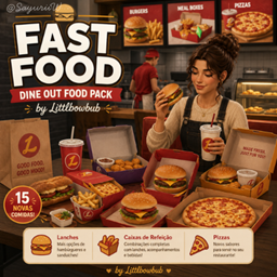 Fast Food - Dine Out Food Pack by Littlbowbub - Tradução PTBR project image