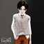 Child - Preppy cable knit vest with shirt and tie logo