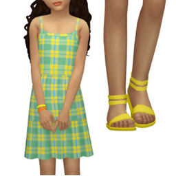 CARLA - kids dress & sandals set project image