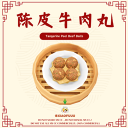 Tangerine Peel Beef Balls_Custom Food Recipe project image