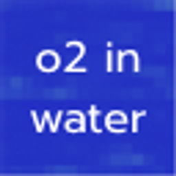 o2 in water
