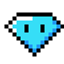Cartoony gems logo