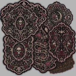 🥀 Velvet Mourning – Gothic Romance Rug Collection 🥀 project image