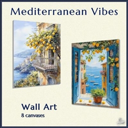 Mediterranean Vibes Wall Art logo