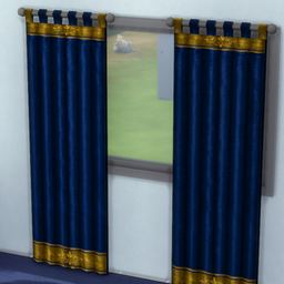 Royal Velour Majesty Curtains Short and Long Base Game project image