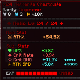 Sol's Relic System (Crit System, Stats, and more.)