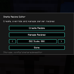 Simple Recipe Editor project image